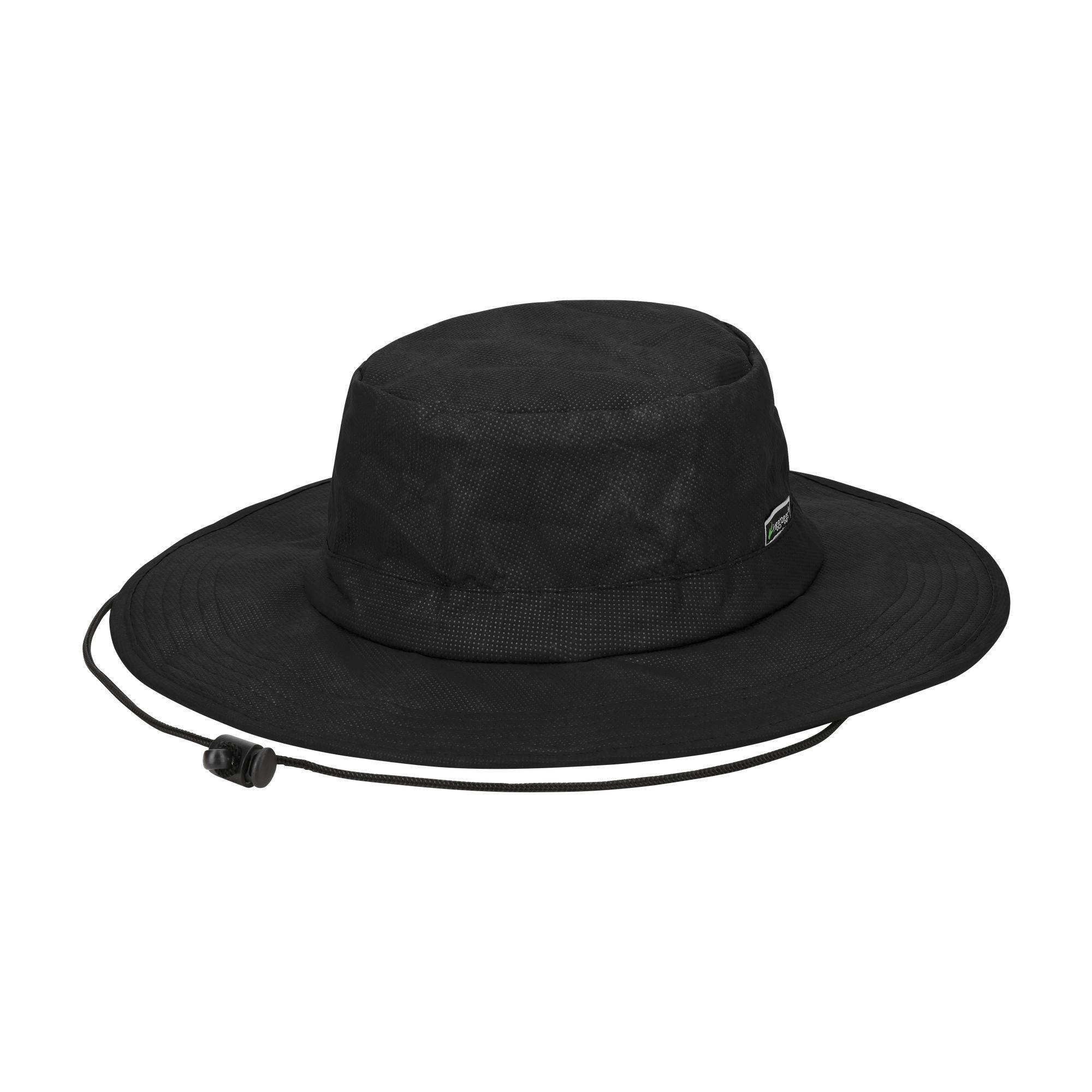 frogg toggs, Waterproof Boonie Hat | Black | Adjustable, Size One Size, Color Black, Hat Style Full Brim, Model# FTH103-01